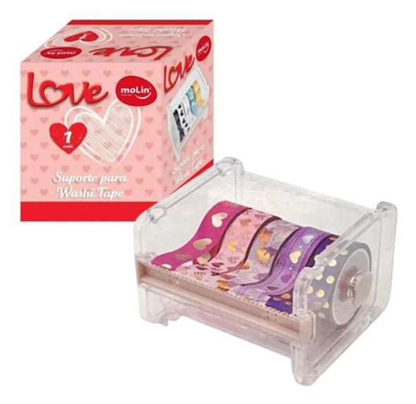 Suporte Para Fita Washi Tape Acrilico Molin Empilhável 0