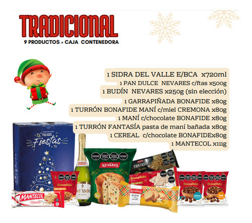 Cajas Canastas Navideñas Box 2 Tradicional 0