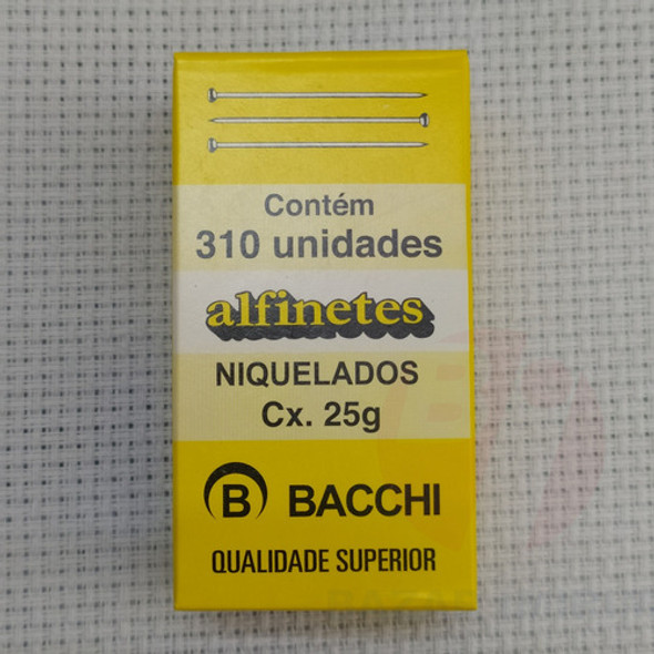 Alfinetes Niquelados Nº29 Com 620 Unidades Bacchi 0
