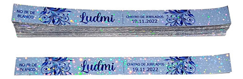 Pulseras Holográficas Personalizadas X 250unid 1