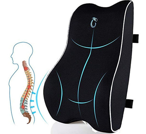Almohada De Apoyo Lumbar Para Silla De Oficina, Cojín De Res 0