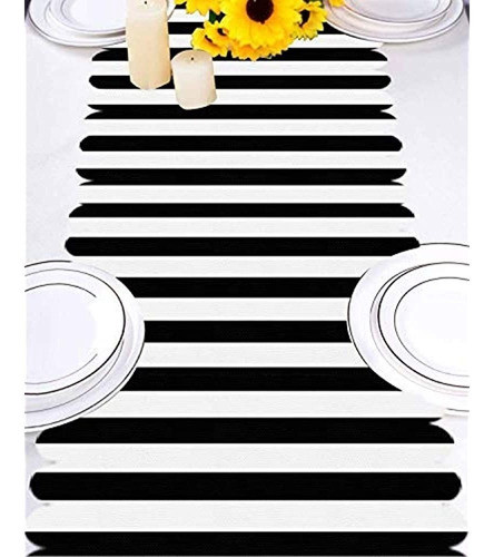 Else Carpet Black White Stripes Lines Geometric Nordec Cubie 0