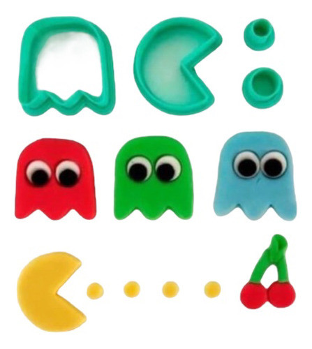 Cortador Jogos Eletrônicos Pac Man 0