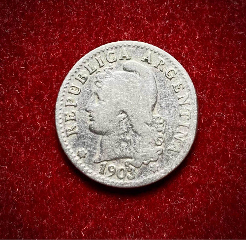 Moneda 5 Centavos Argentina 1903 Km 34 Cj 134 Cuproniquel 0