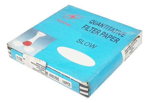 Papel Filtro 203 Cuantitativo Lento 110mm X100u 1
