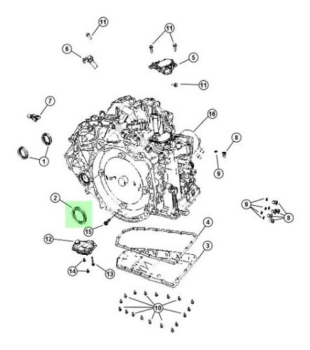 Reten Convertidor De Par Caja Cvt Jeep Compass Patriot 0