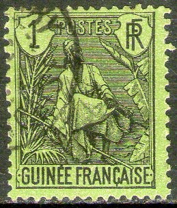 Guinea Francesa Sello Nuevo O Usado Pastor Nativo Año 1904 1