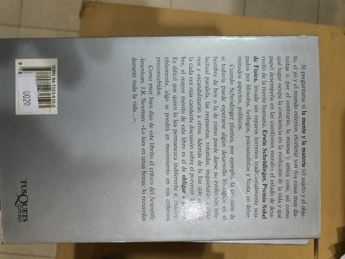 Libro:mente Y Materia-erwin Schrodinger- 1