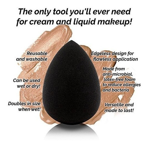 Aesthetica Cosmetics Beauty Esponja Blender - Esponja De Maq 1