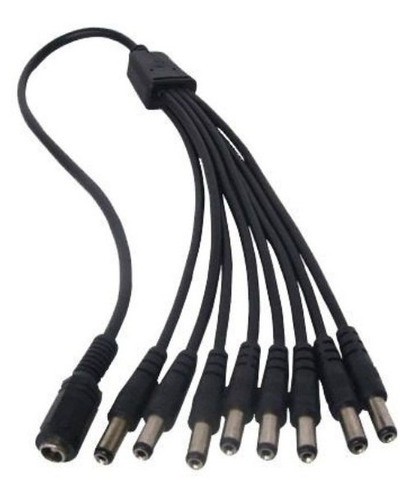 Splitter, Adaptador De Alimentación De 1 Entrada Dc Plug Y 8 0