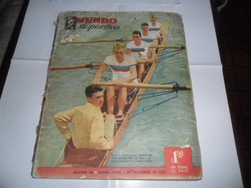 Mundo Deportivo Timonel Nautico  Rugby Boxeo 1952 Nº 186 0
