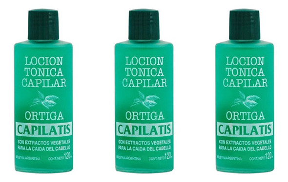 Capilatis Ortiga Locion Tonica Capilar Anticaida 120ml X 3 U 0
