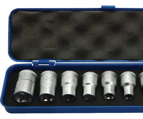 Jogo Soquetes Torx 1/2  E10 A E24 Gedore C/ 9 Peças 015644 1