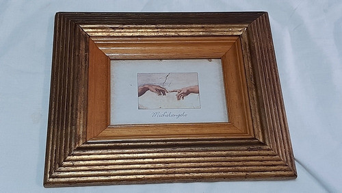 Cuadro Litografía De Michelangelo En Buen Estado 28 X 23 Cm 0