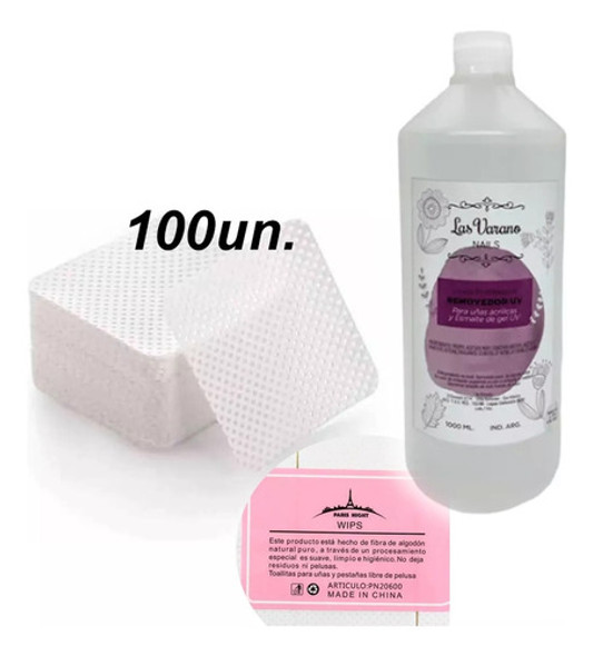 Wipes Magico Sin Pelusa X100 Paris Night + Remov. 1lt 1 Wipes Magico Sin Pelusa X100 Paris Night + Remov. 1lt 1
