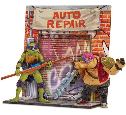 Tortugas Ninja Pack Batalla 2 Personajes Mutantes Originales 1
