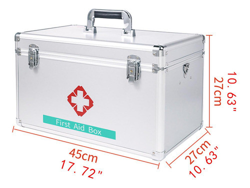 Armário De Primeiros Socorros Com Fechadura E 45x27x27cm 1