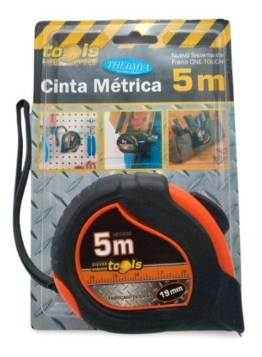 Cinta Metrica 5 Mts C/freno One Touch Profesional Homologada 0