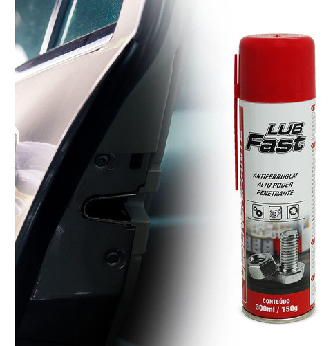 Kit Com 4 Desengripantes Anticorrosivo Lub Fast 300ml 1