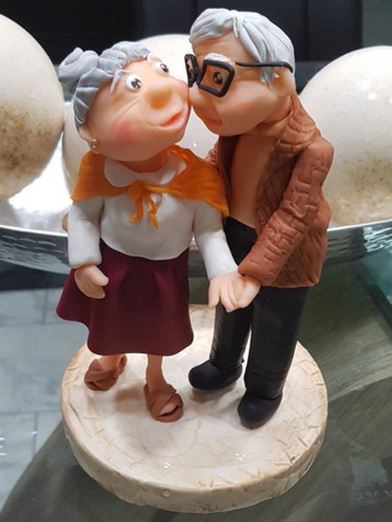 Adorno Torta Abuelitos 1