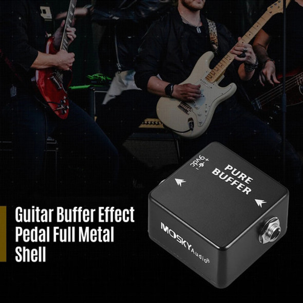 Effect Pedal Buffer Moskyaudio Pure Buffer Full Guitar Metal 1