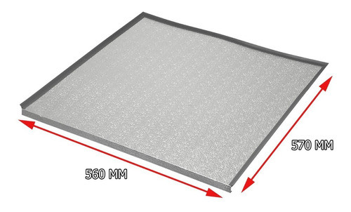 Piso De Aluminio P/modulo De Cocina 560mm Bronzen 1