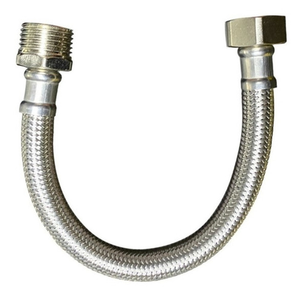 Flexible De Goma Mallado Reforzado Agua 1/2 X 40 Cm X 5 Unid 0