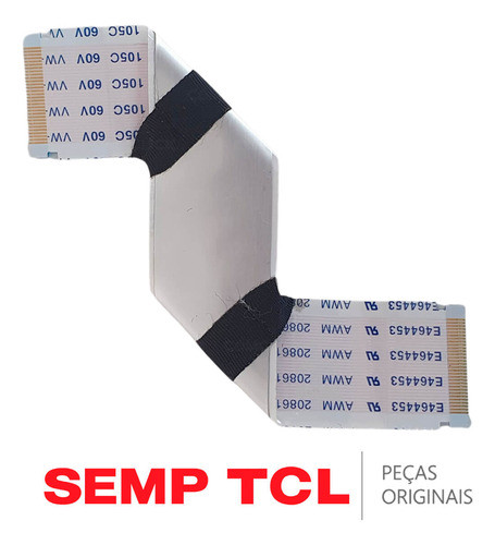 Cabo Flat Placa T-con X Painel Tv Tcl Smart 43s6500fs Novo 1