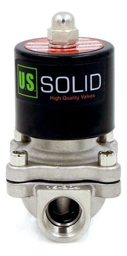 Valvula Solenoide De Acero Inoxidable, De 1/2 Pulgadas, 12 V 1
