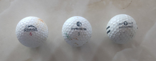 Pelotas De Golf Usadas Lote De 3 Marcas Distintas 0