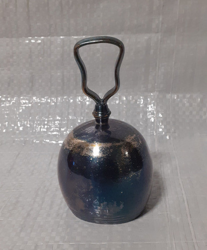 Antigua Campana De Mano, Llamador Baño Color 0