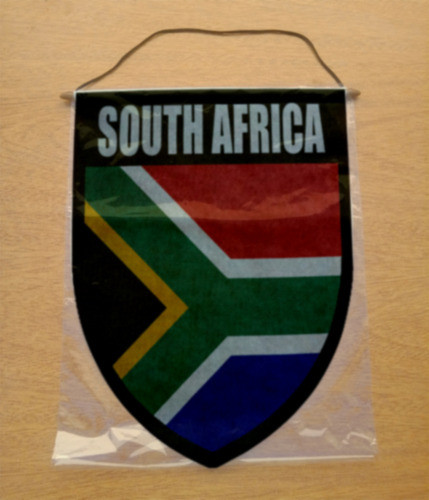 Banderin Shield 40cm Bandera De Sudafrica 0