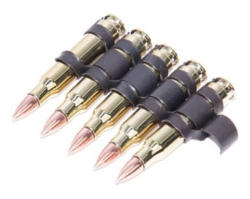 Munição Fake G&g 5.56 Bullet Chain 5 Peças Airsoft 1