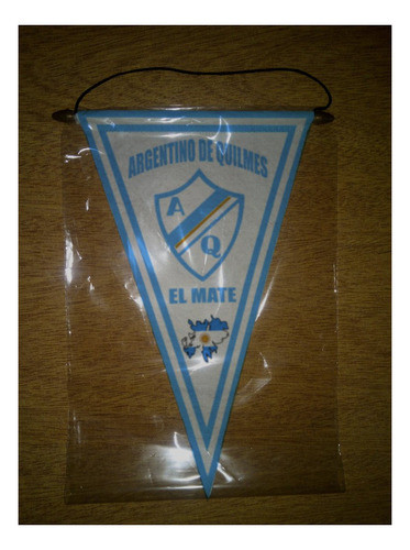 Banderin Triangular Malvinas Y Argentino De Quilmes 1