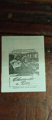 Antiguo Programa Cine Lorca Educando A Rita 1