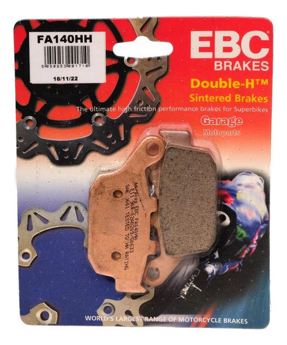 Disco Freio Traseiro Cb650f Cb 650f 2017 2018 Pastilha Ebc 1