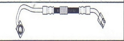 Flexible Freno Ford F-4000 97- D/d Por Santa Cruz Frenos 0