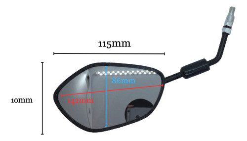 Juego De Espejos Suzuki Gixxer 150 1