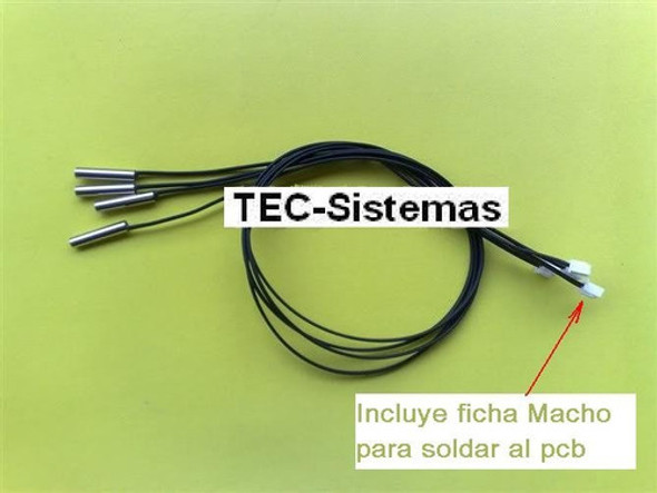 1 Termistor Ntc Mf52at 10k 3740 1% Temperatura Hermetico 3d 0