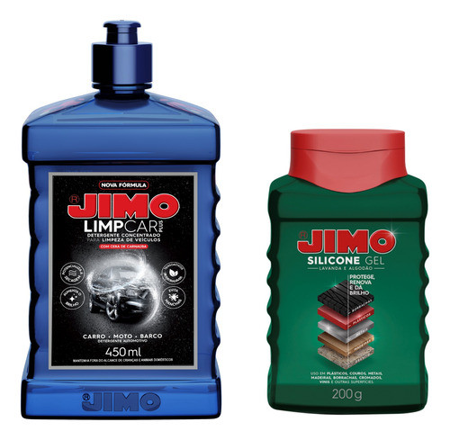 Limpcar Jimo 450ml  + Silicone Gel Lavanda 200g 0