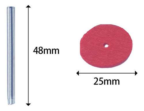 Pinos De Carretel Com Almofadas De Feltro Vermelho 5 1