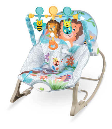 Cadeira De Balanço Bebê Reclinável Maxibaby 18kgs Leão 0