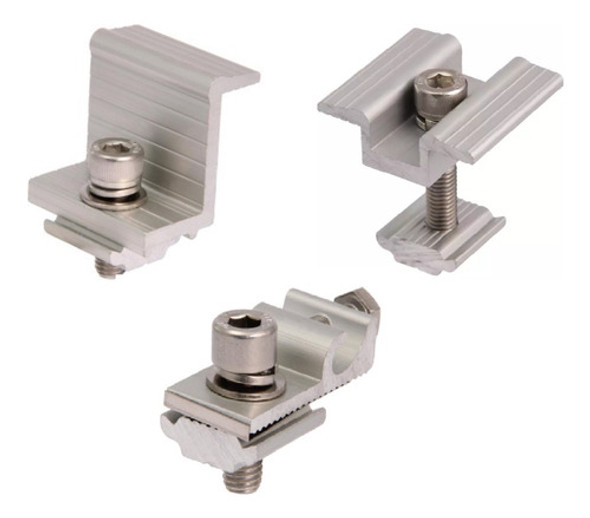 Kit Grampo Fixação P/ 06 Painel Solar - 35mm 0