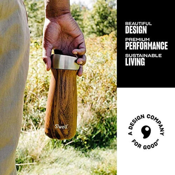 Botella De Viajero De Acero Inoxidable S'well Con Tapa De Vi 1