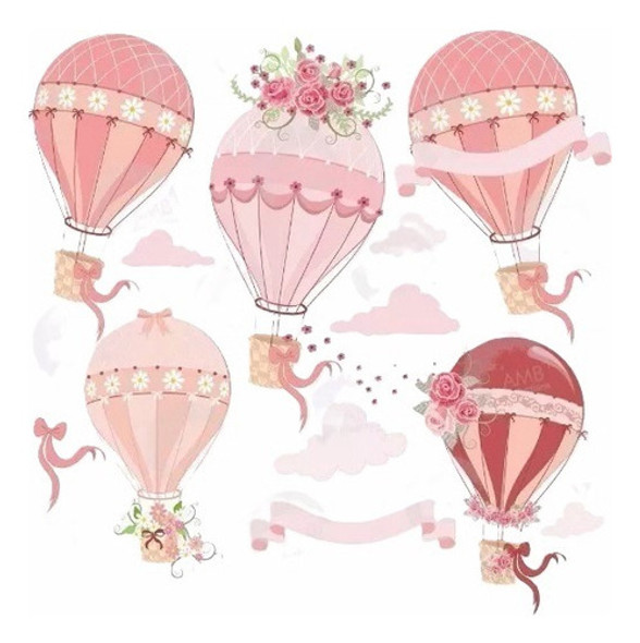 Kits Globo Aeroestatico Shabby Chic Para Imprimir 0