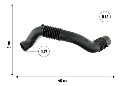Manguera Filtro De Aire Fiat Fiorino Palio 326 Uno 2 1.4 Evo 1