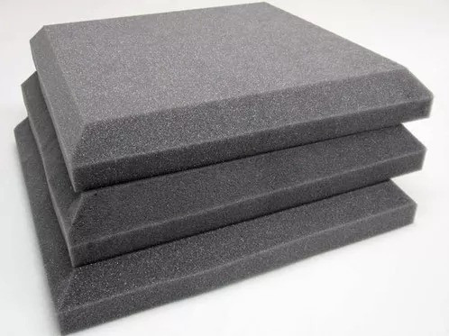 Espuma Acustica Lisa 1,25m2 50x50x5cm 05 Placas 0