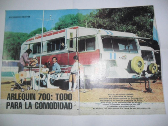 Casa Rodante Mi Arlequin 700  Publicidad 1978 Camping 0