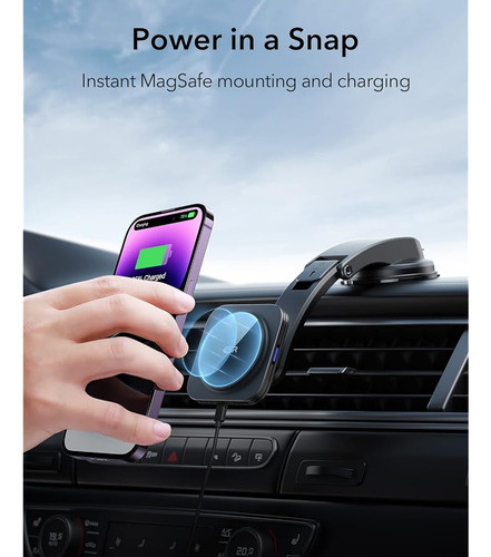 Esr Dashboard Cargador De Coche Inalámbrico Magnético (halol 1
