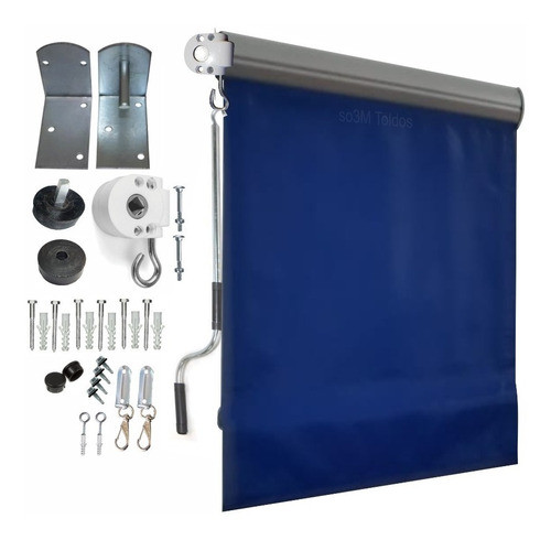 Lona + Kit Acessórios 400 Largura  X 240 Altura So3m Toldos 0